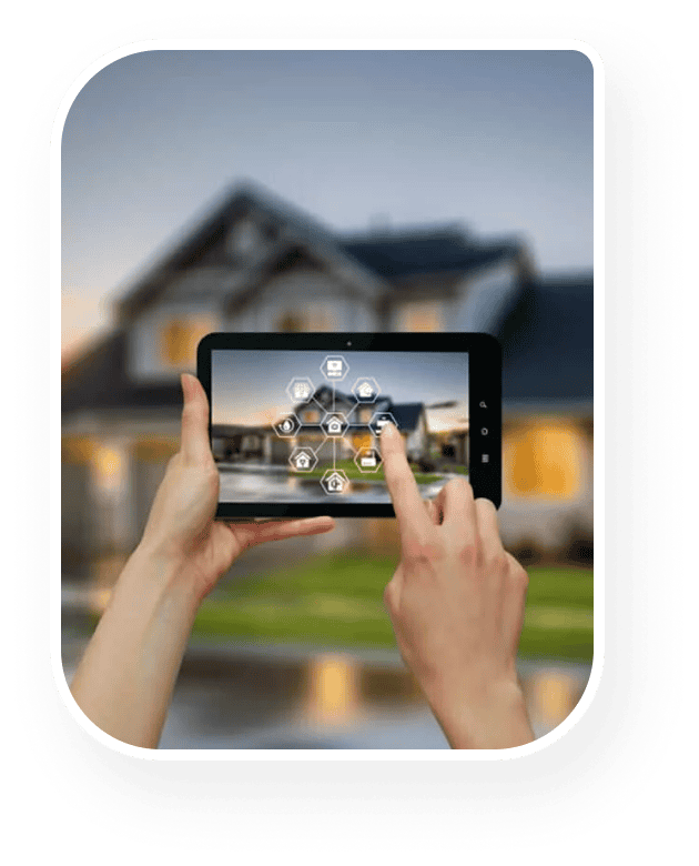 using a tablet to control smart home 2